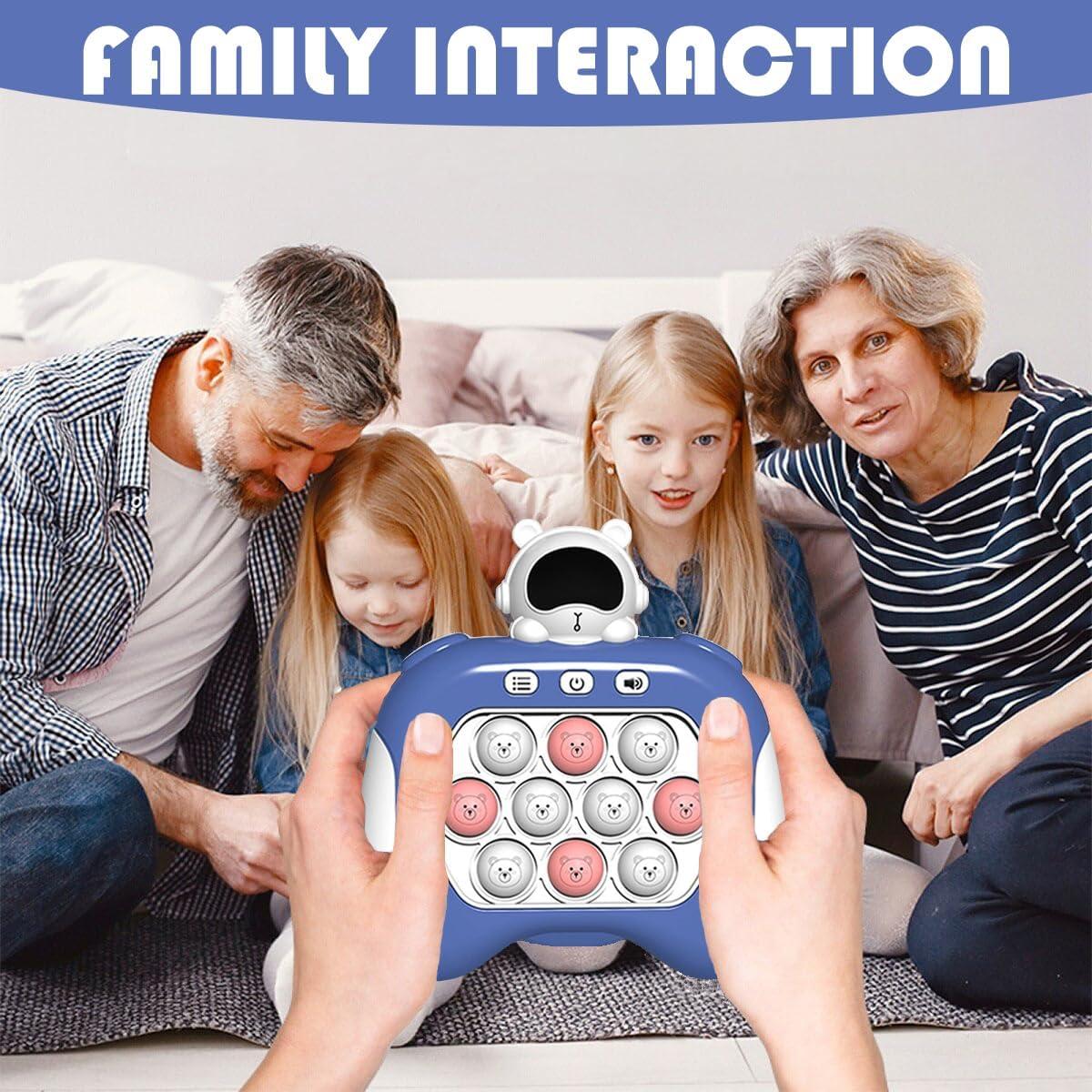 Juego de Empuje Rápido KAWOWO Antiestrés Azul 3-12 Años