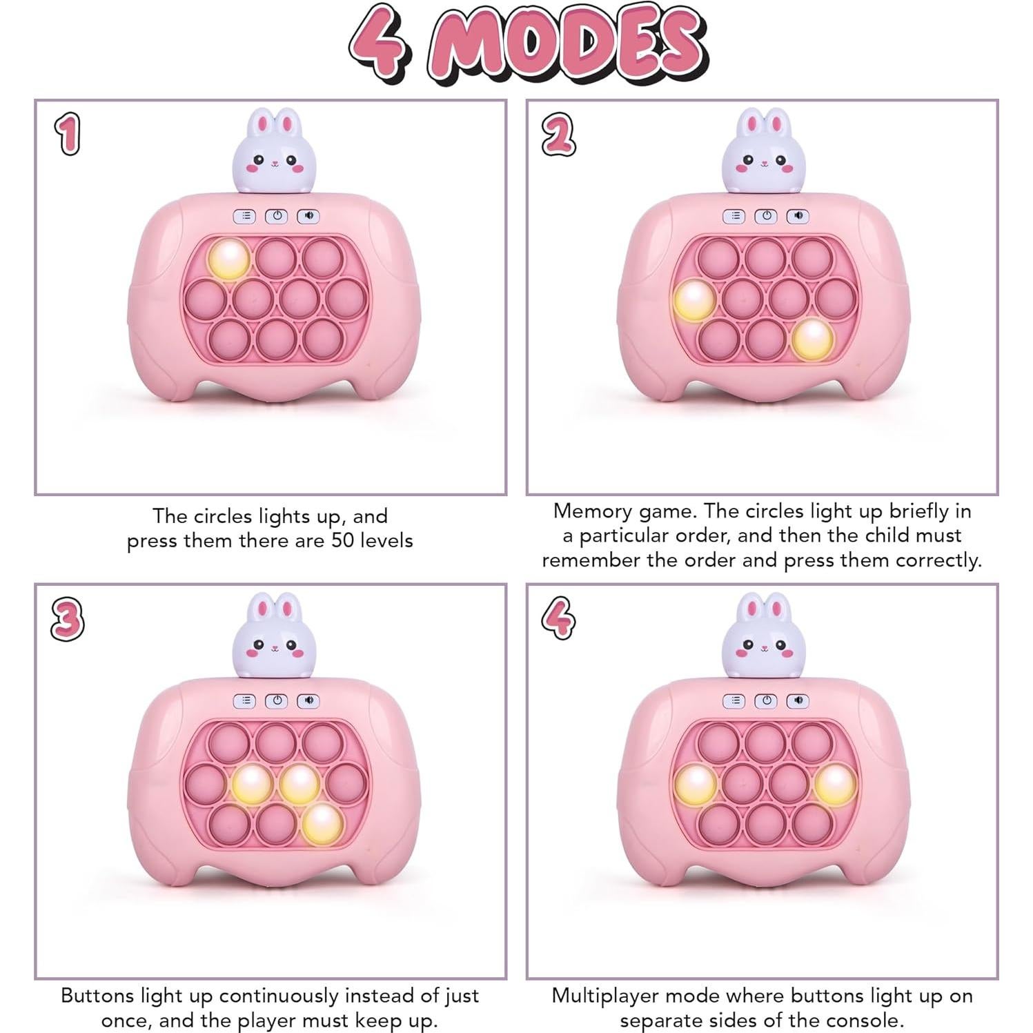 Juego Pop It Iluminado ArtCreativity para Niños - 4 Modos