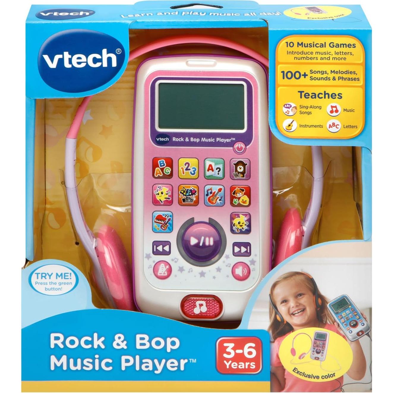 Reproductor de Música VTech Rosa para Niños 3-6 Años