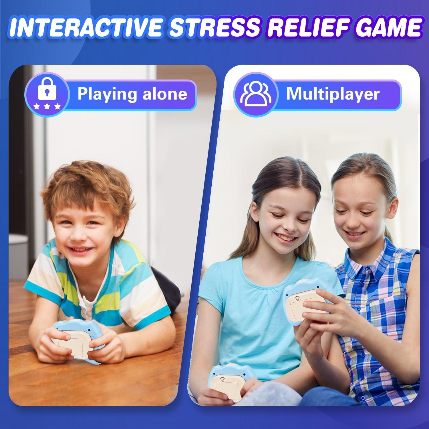 Juego de Empuje Rápido Vakzovy Azul - Juguete Sensorial 3 a 12 Años