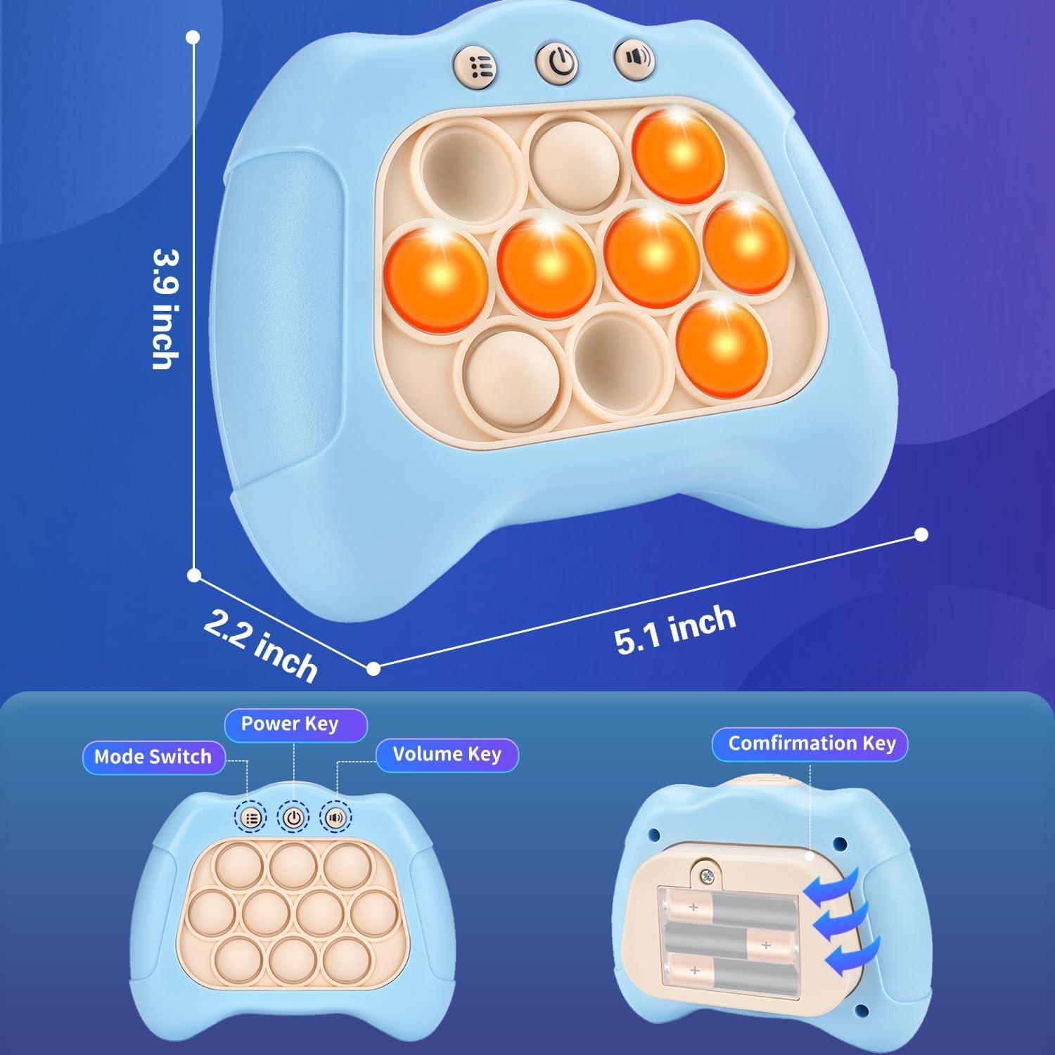 Juego de Empuje Rápido Vakzovy Azul - Juguete Sensorial 3 a 12 Años