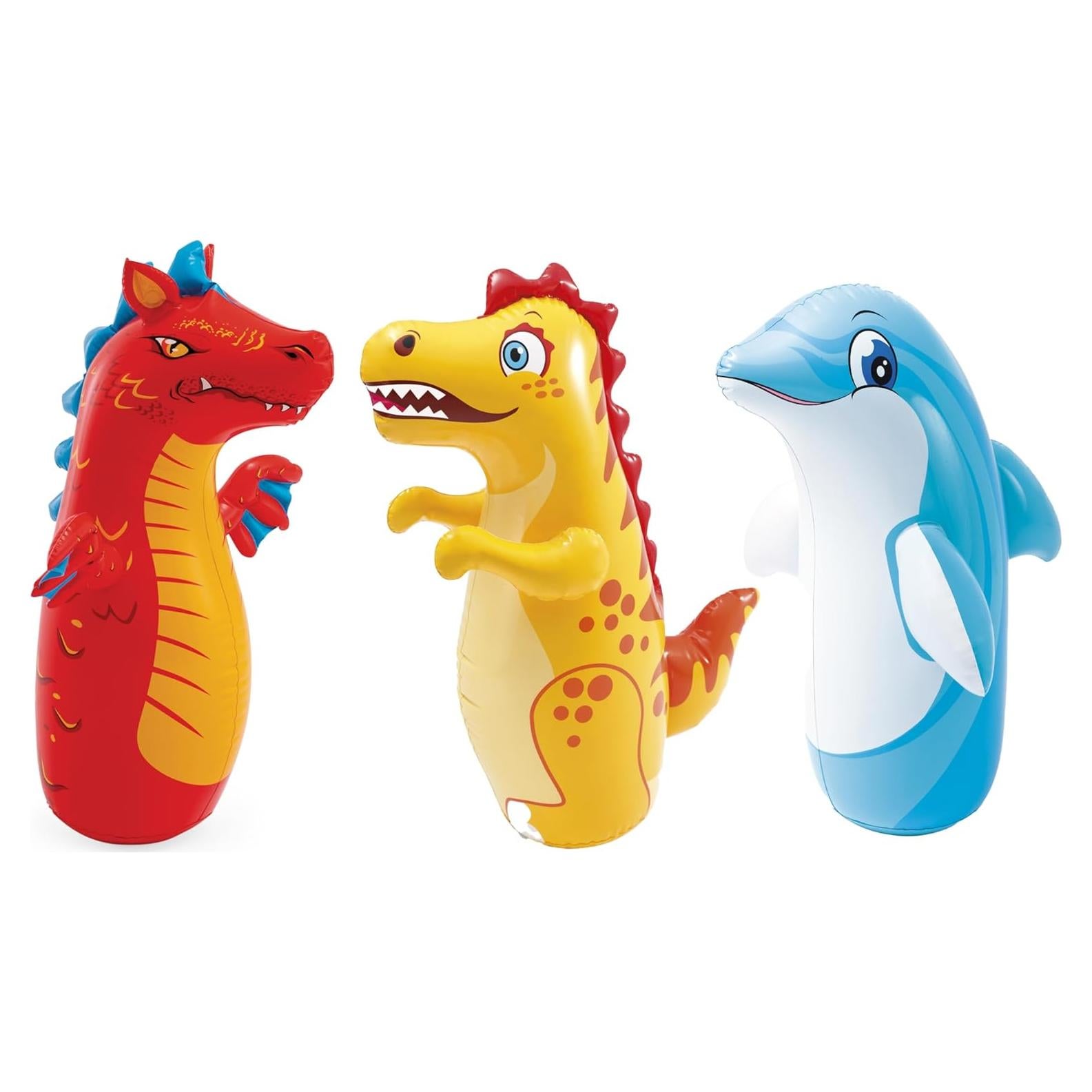 Bolsa Inflable Tigre 3D INTEX 98cm para Niños 3+ Años