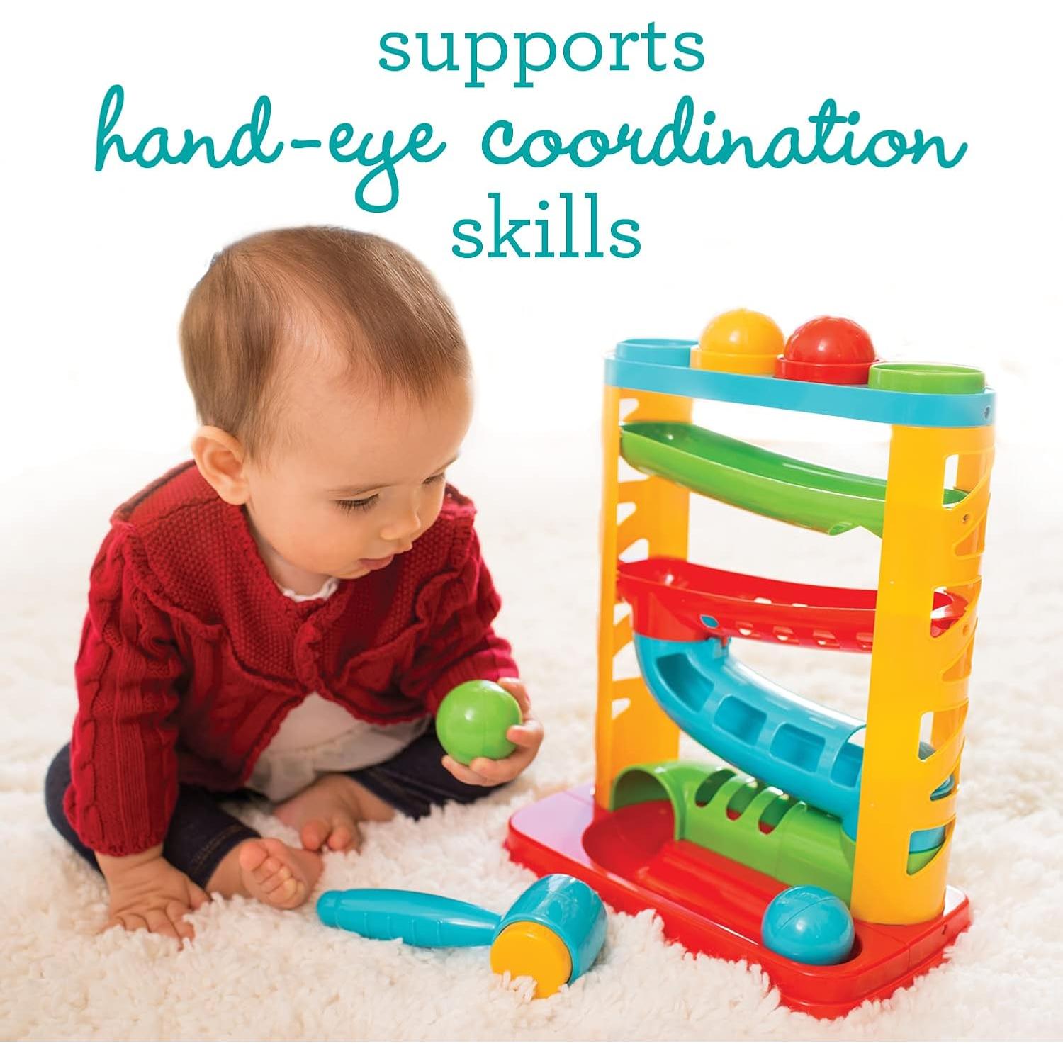 Torre de Pelotas Bop & Drop Infantino - Juego Educativo 12M+