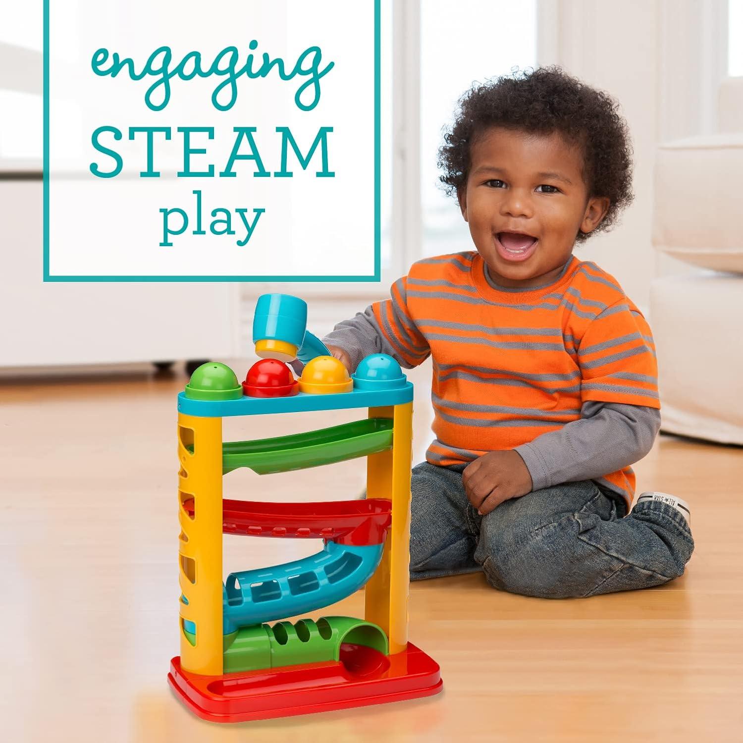 Torre de Pelotas Bop & Drop Infantino - Juego Educativo 12M+