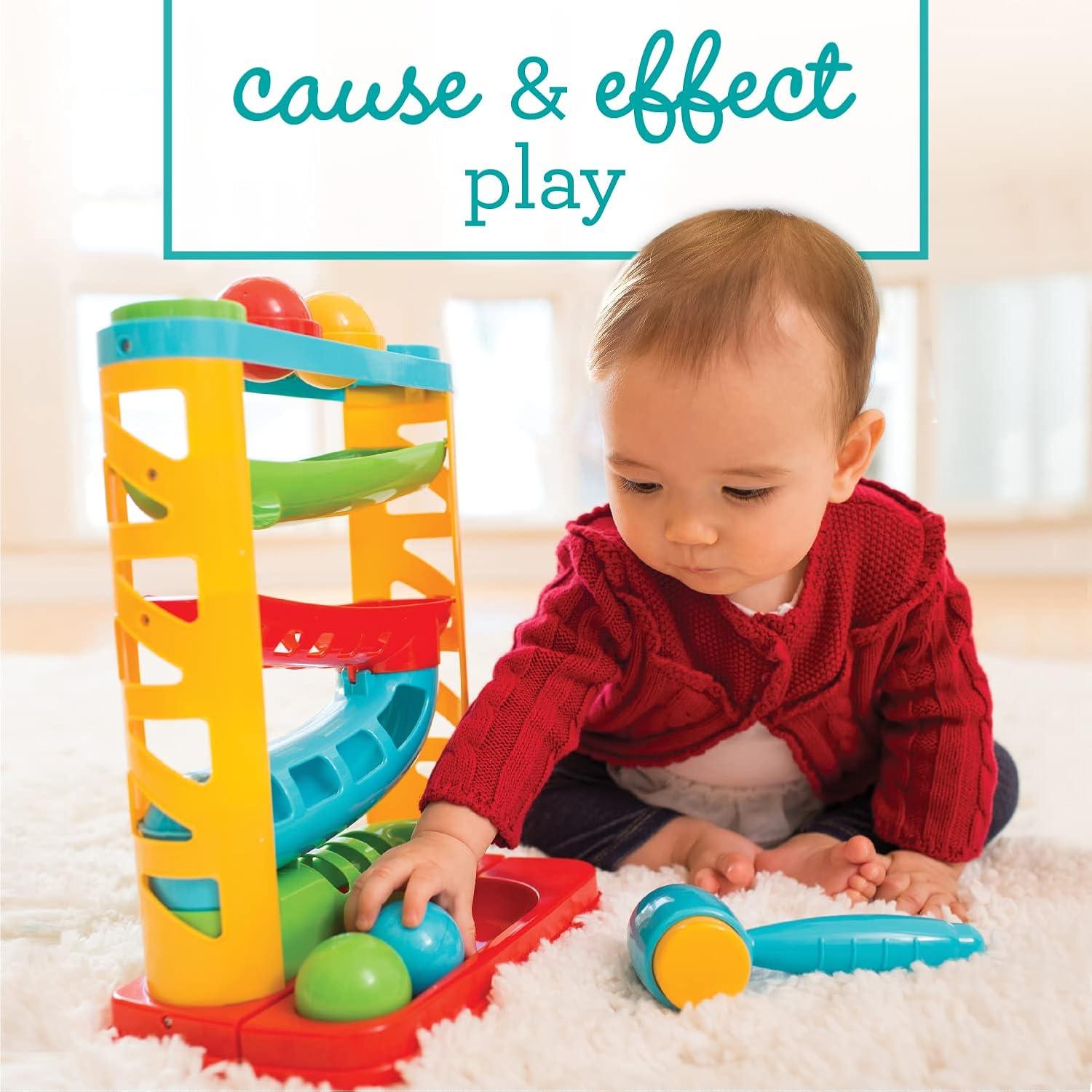 Torre de Pelotas Bop & Drop Infantino - Juego Educativo 12M+