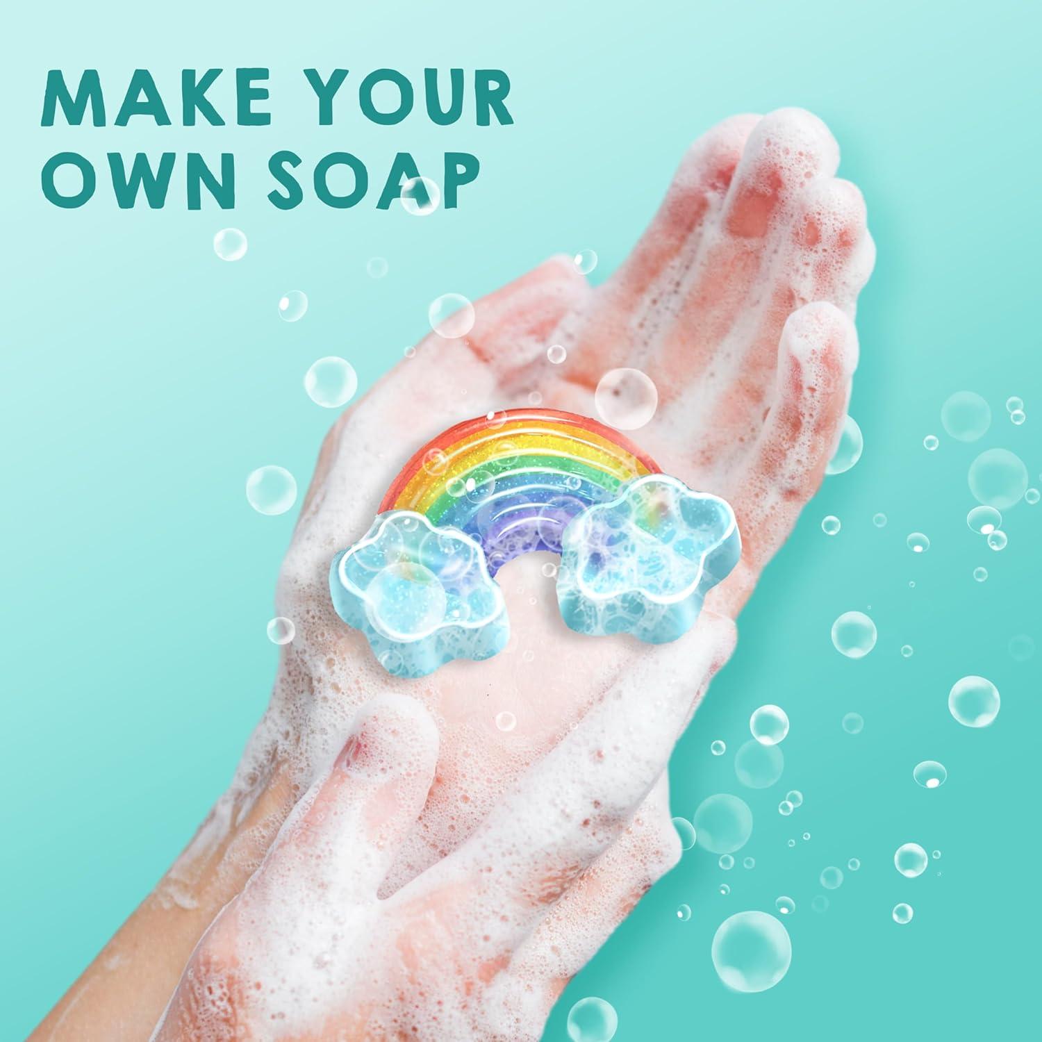 Klever Kits Kit de Fabricación de Jabón y Bombas de Baño 1.17kg