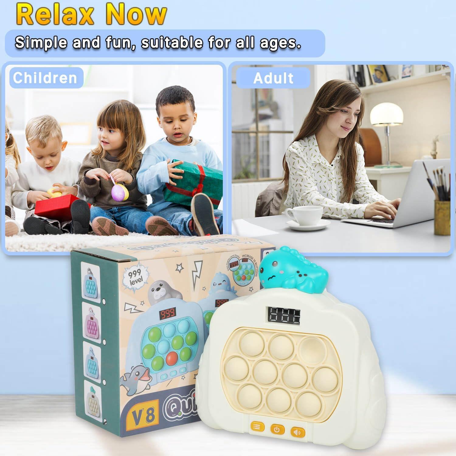 Juego Antiestrés Pop Rápido HLXY con Pantalla LED 12 Modos