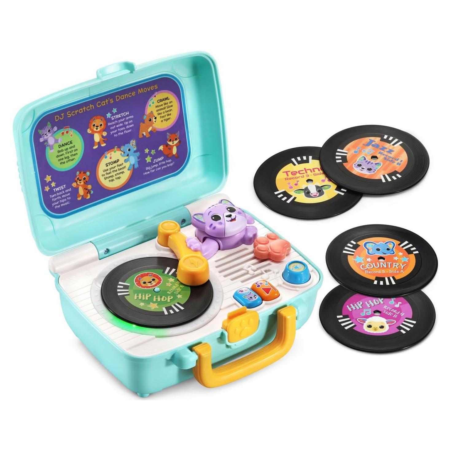 Reproductor de Discos VTech DJ Scratch Cat para Niños