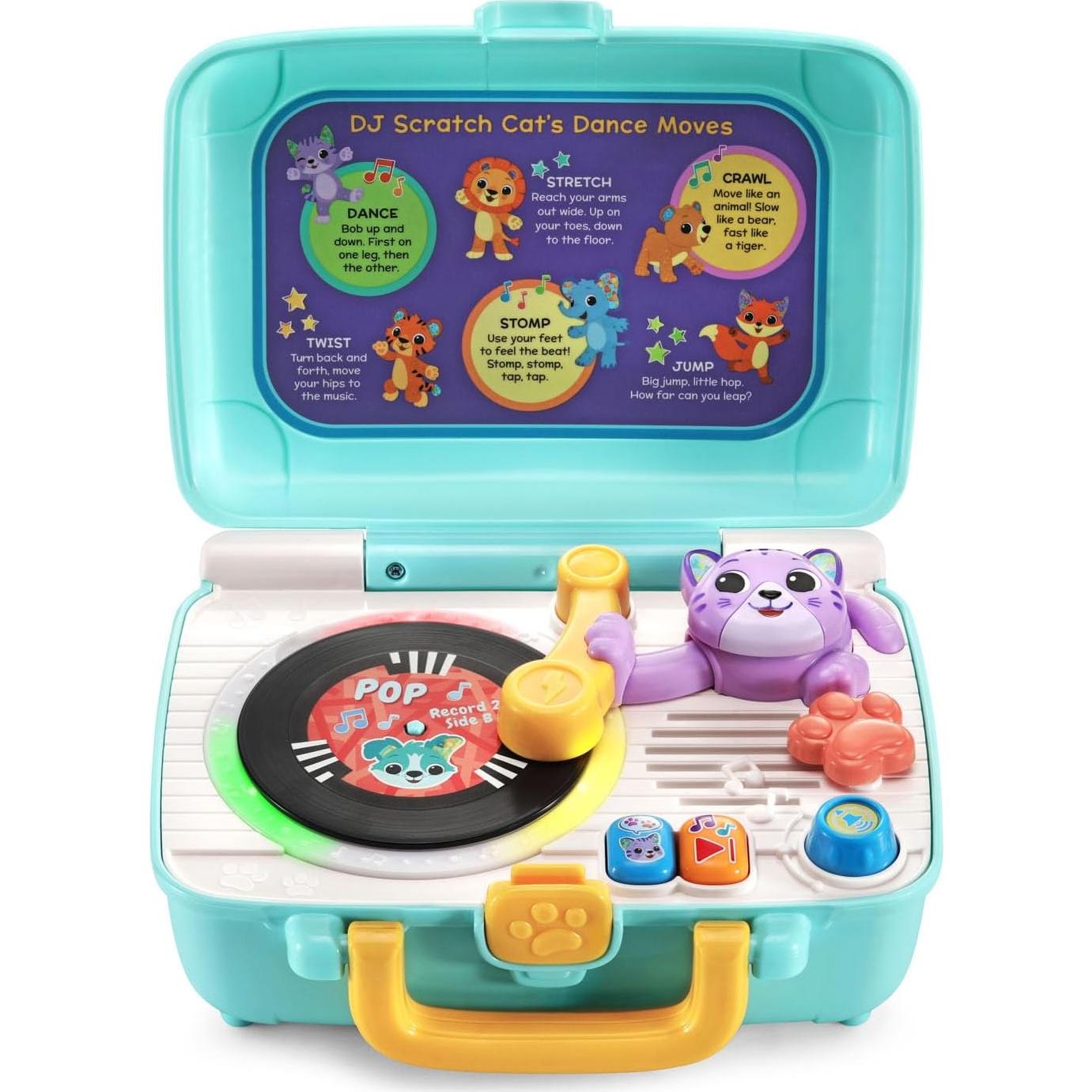 Reproductor de Discos VTech DJ Scratch Cat para Niños