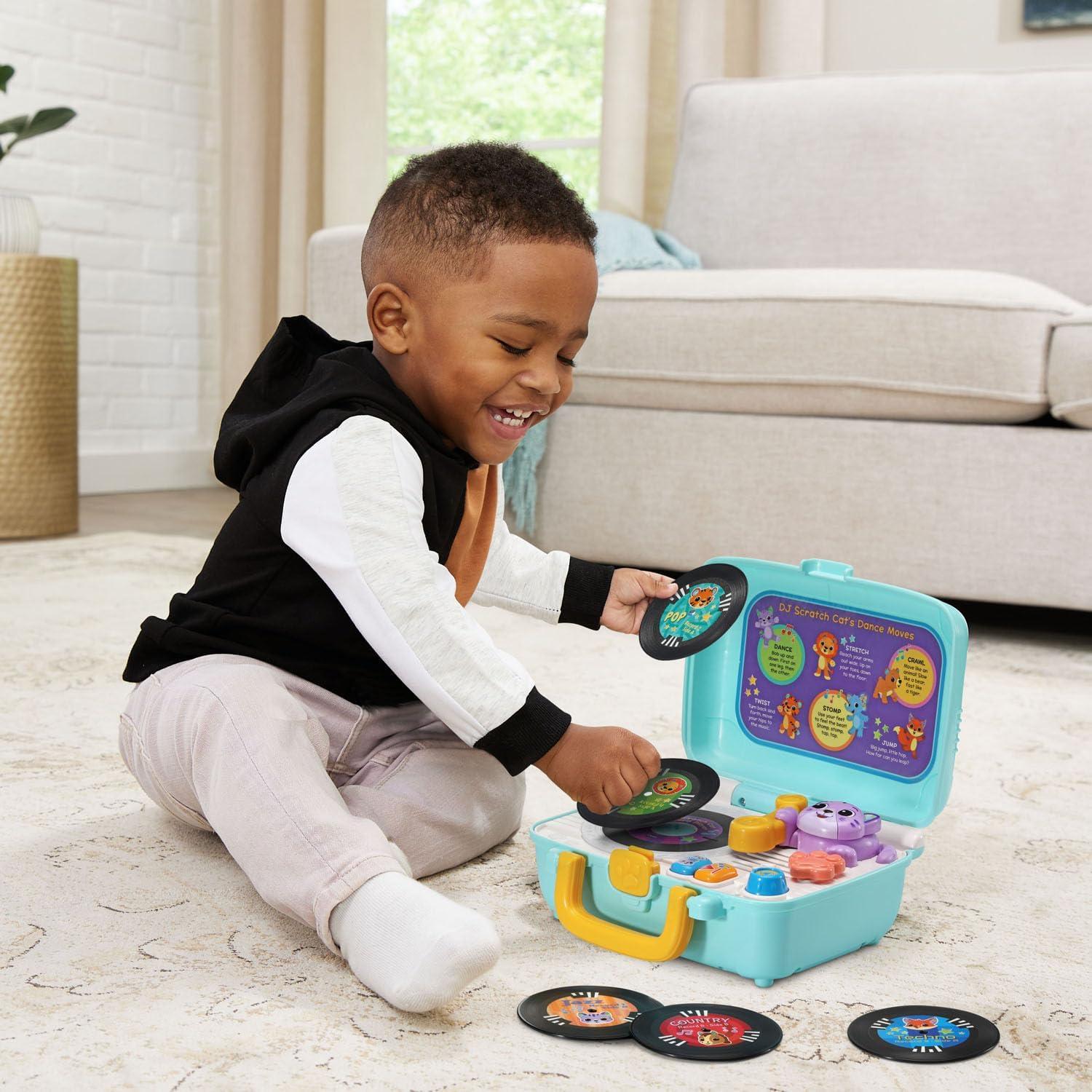 Reproductor de Discos VTech DJ Scratch Cat para Niños