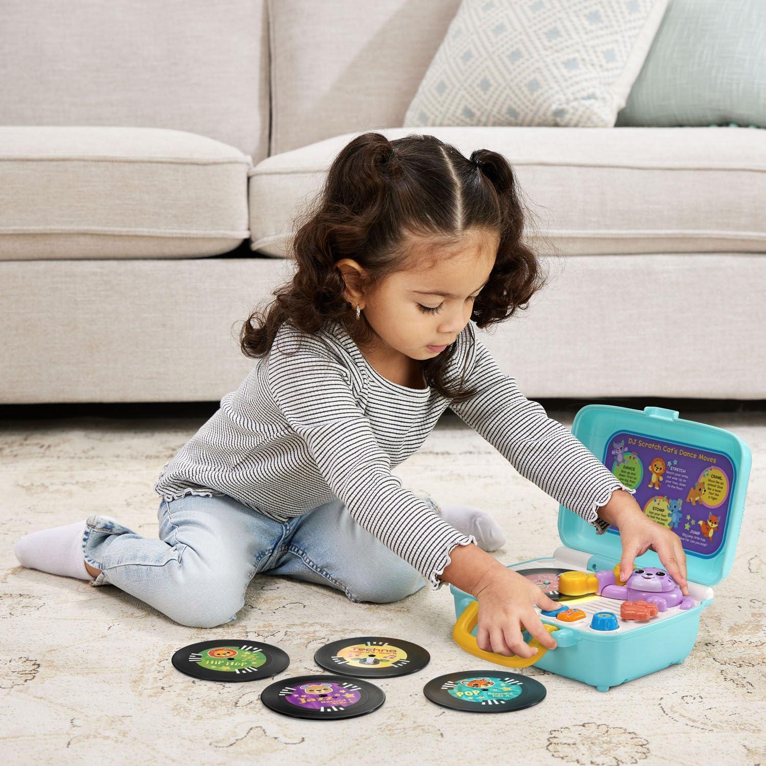 Reproductor de Discos VTech DJ Scratch Cat para Niños