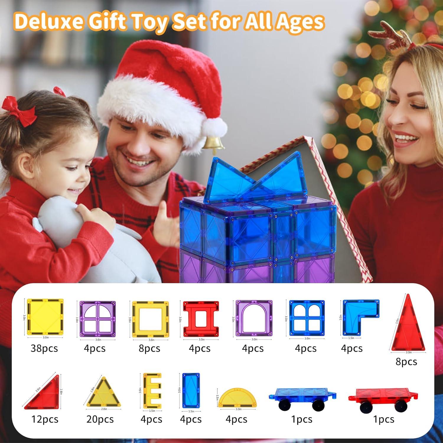 MAGBLOCK 120PCS Azulejos Magnéticos Juguetes Educativos