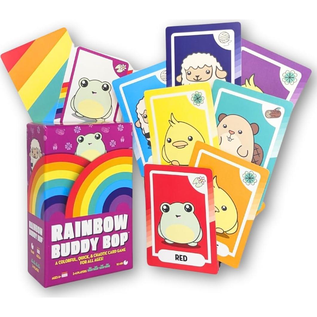 Juego de cartas Rainbow Buddy Bop - Para toda la familia