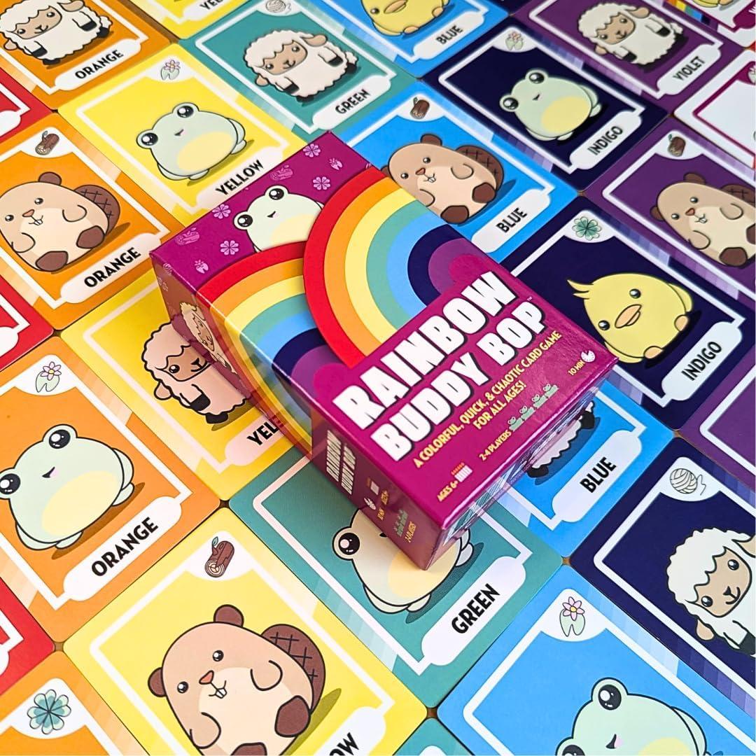 Juego de cartas Rainbow Buddy Bop - Para toda la familia