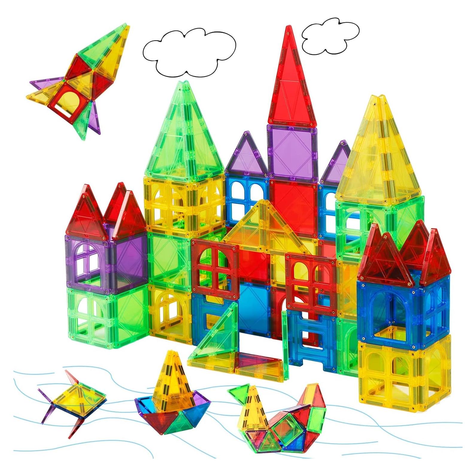 MAGBLOCK Azulejos Magnéticos 66PCS Juguetes Educativos