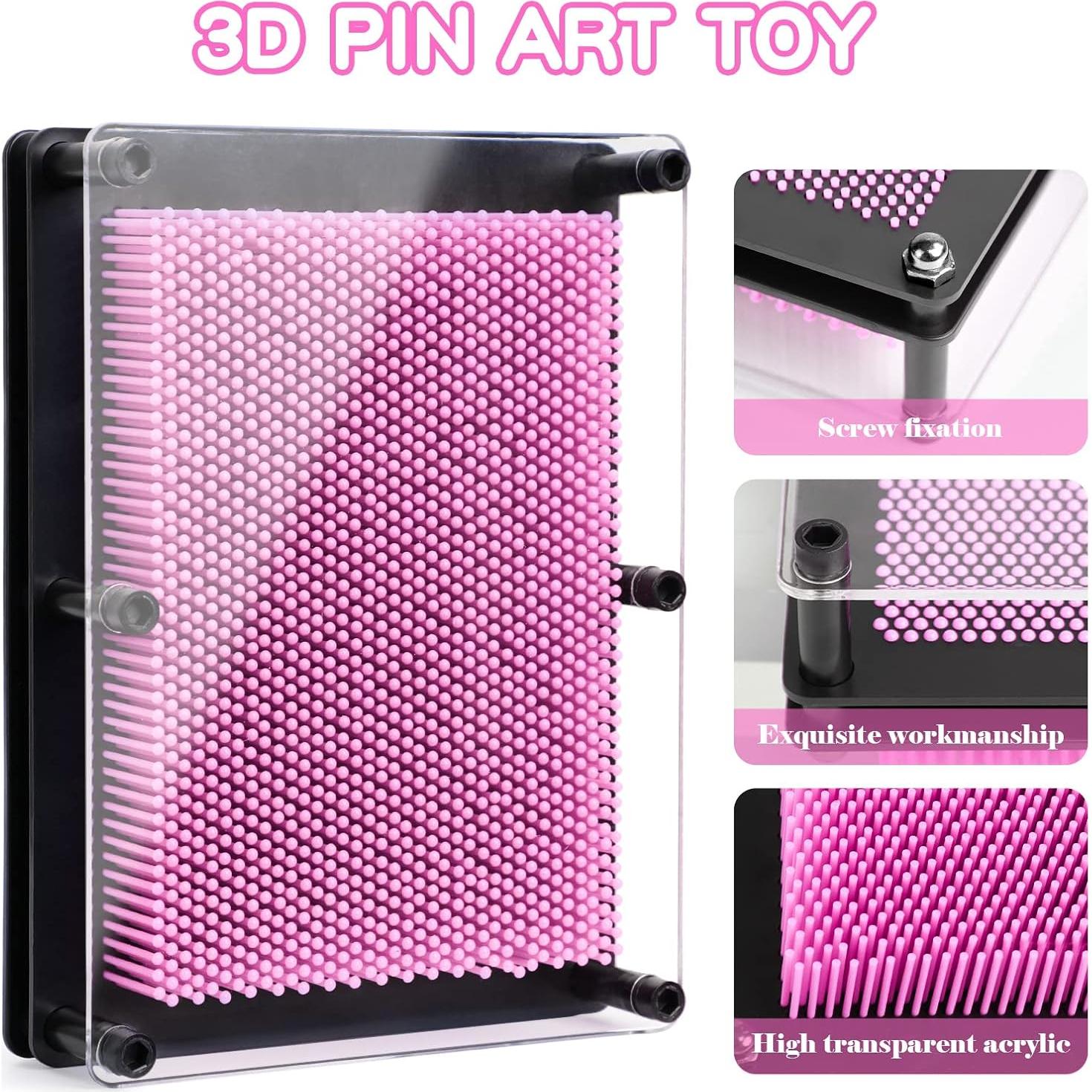 Juguete Sensorial 3D ENJSD para Niños 3 a 10 Años - Rosa