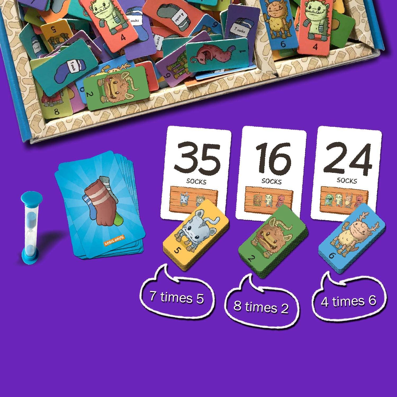 Juego de Mesa Matemáticas Fábrica de Calcetines Monstruo - 6 a 10 Años