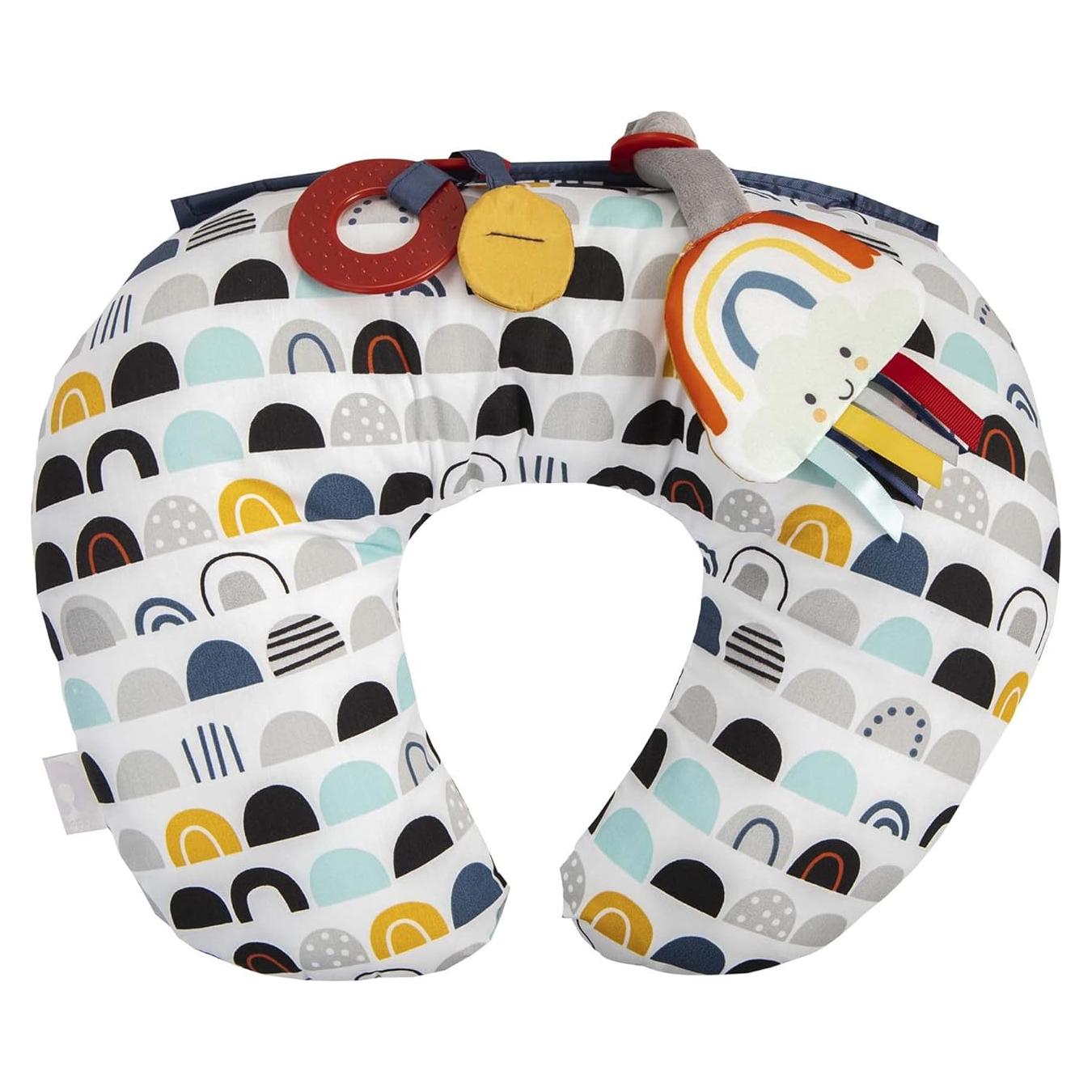 Boppy Tummy Time Prop Compacto para Bebé - Blanco y Negro