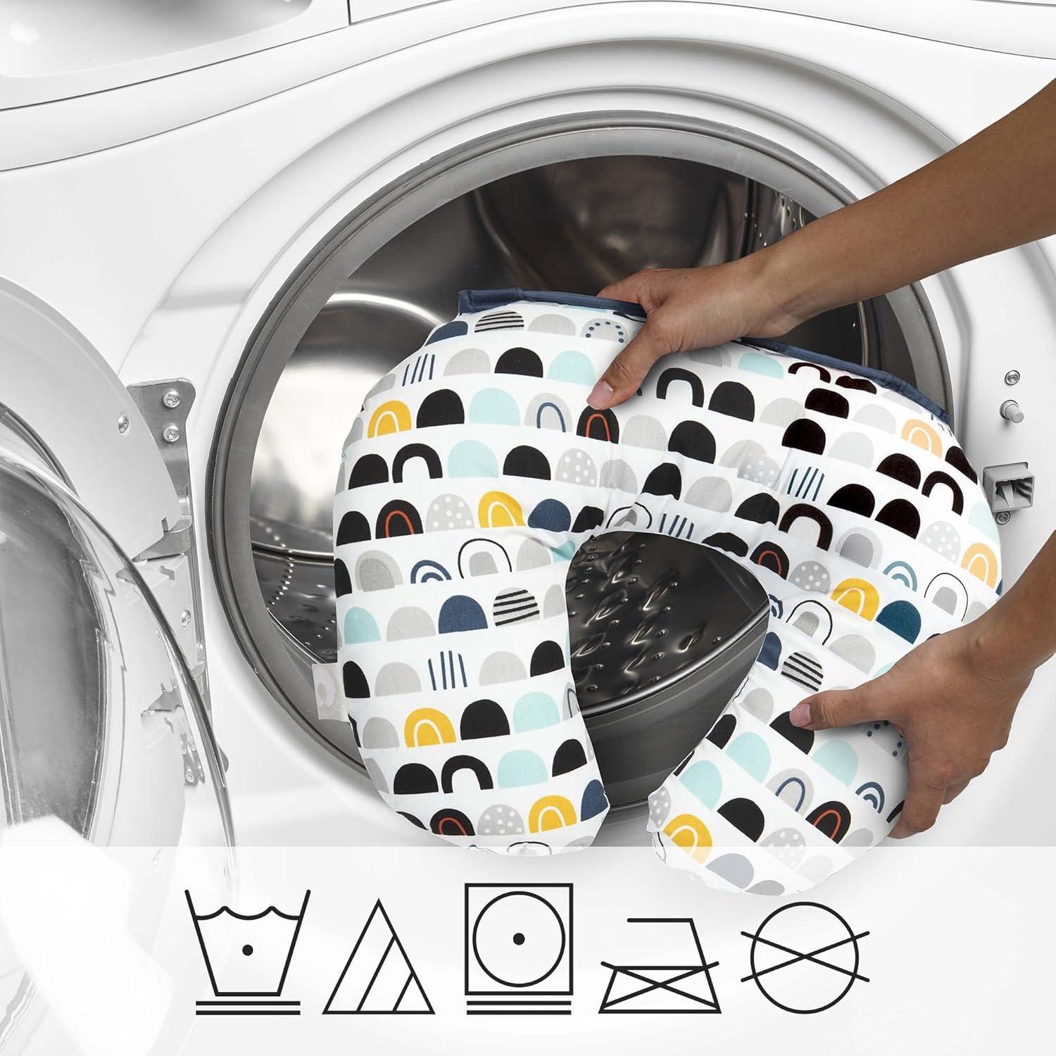 Boppy Tummy Time Prop Compacto para Bebé - Blanco y Negro