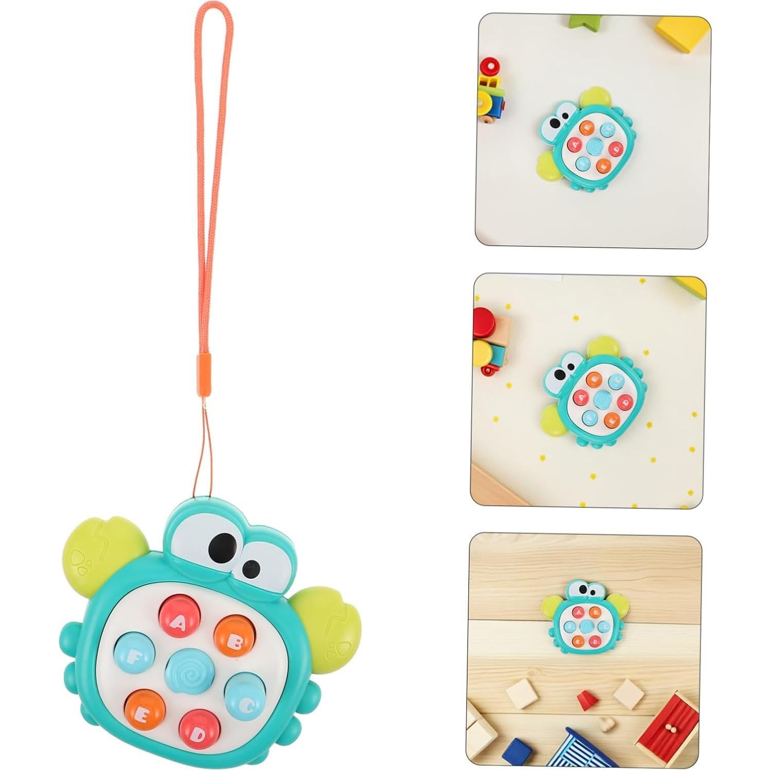 Juego Sensorial de Mano Portátil Toddmomy 11x9.5cm Verde