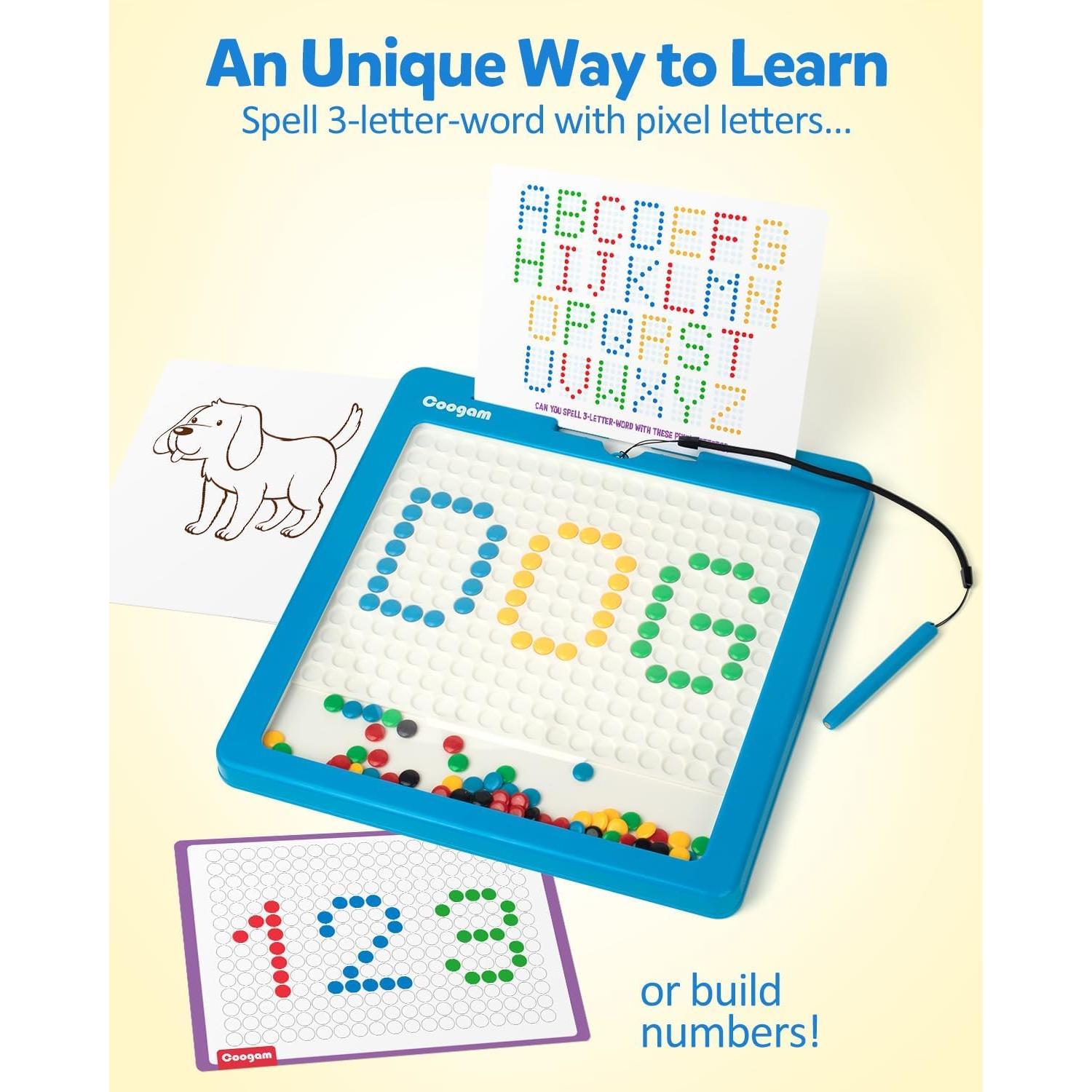 Tablero Magnético de Dibujo Coogam 15.2cm para Niños 3+