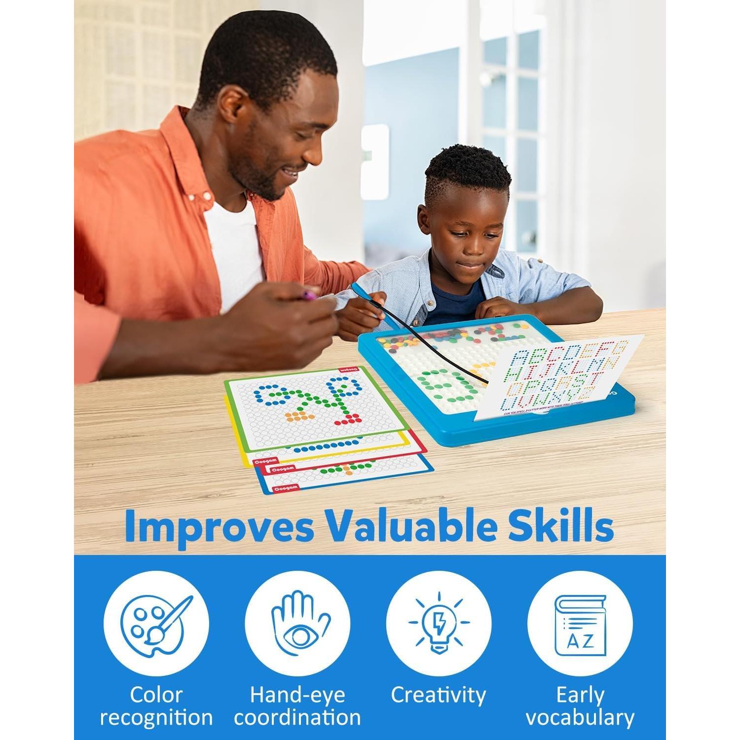 Tablero Magnético de Dibujo Coogam 15.2cm para Niños 3+