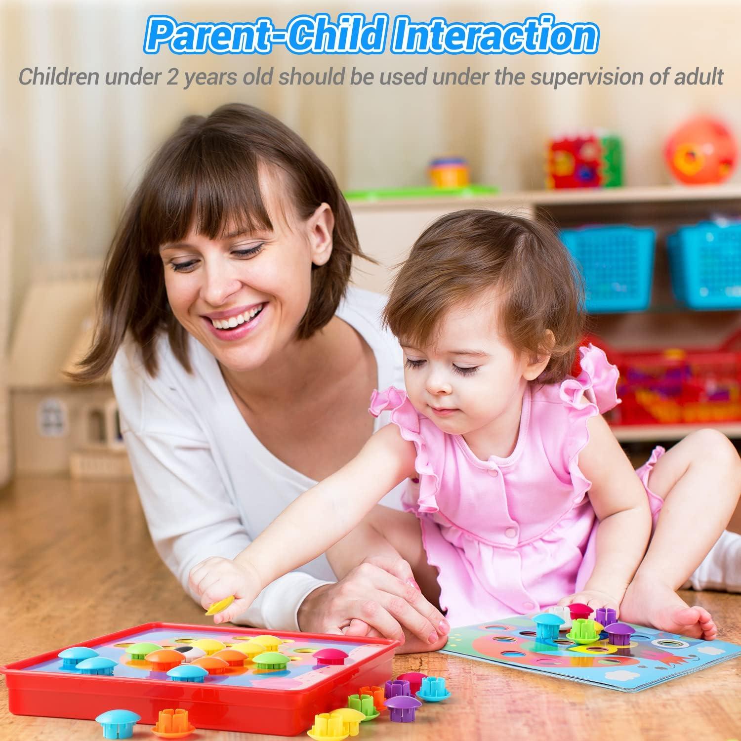 Juguetes de Arte con Botones Geekper 68 Piezas para Niños 3+