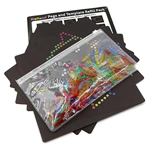 Paquete de Plantillas y Puntas RioRand para Panel LED Mágico