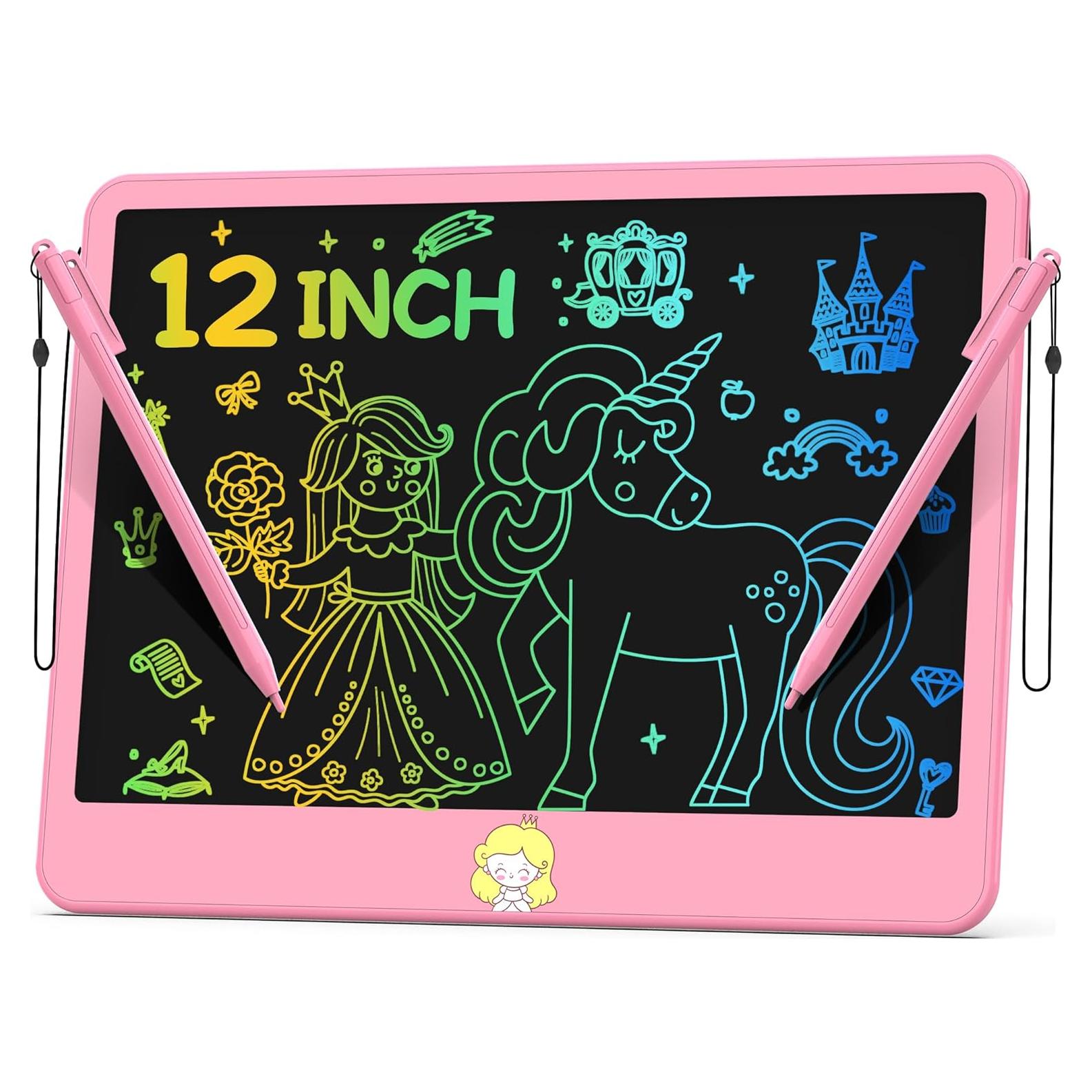 Tableta de Escritura LCD Hockvill 12" Rosa para Niños