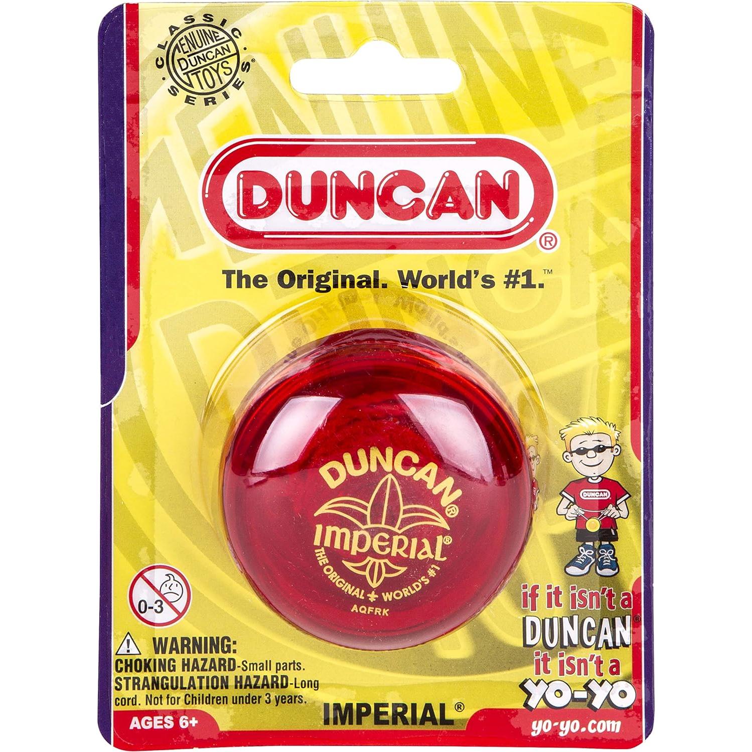 Yo-Yo Duncan Imperial Rojo para Principiantes con Eje de Acero