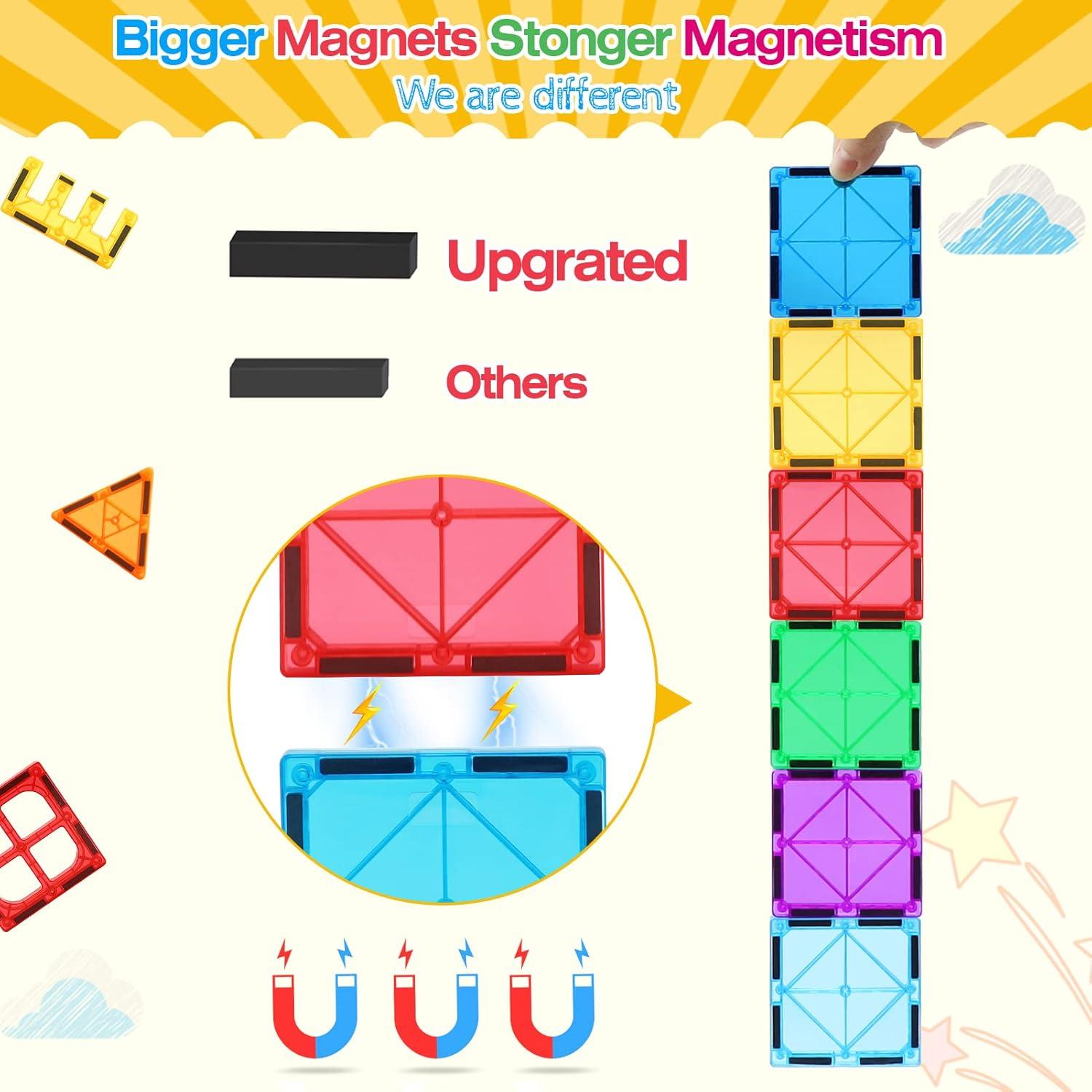 Azulejos Magnéticos Educativos Feoxialy 32 Piezas 3-8 Años