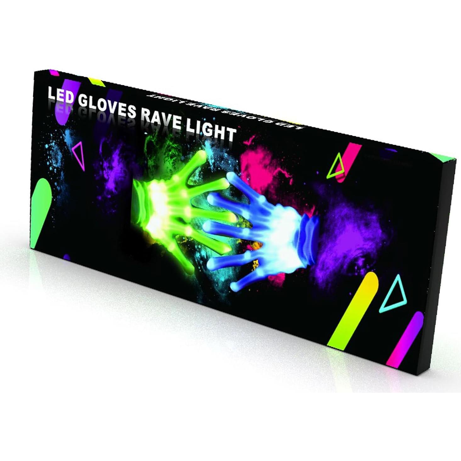 Guantes LED Coloridos COLEDRE para Niños 3-12 Años - 12 Colores