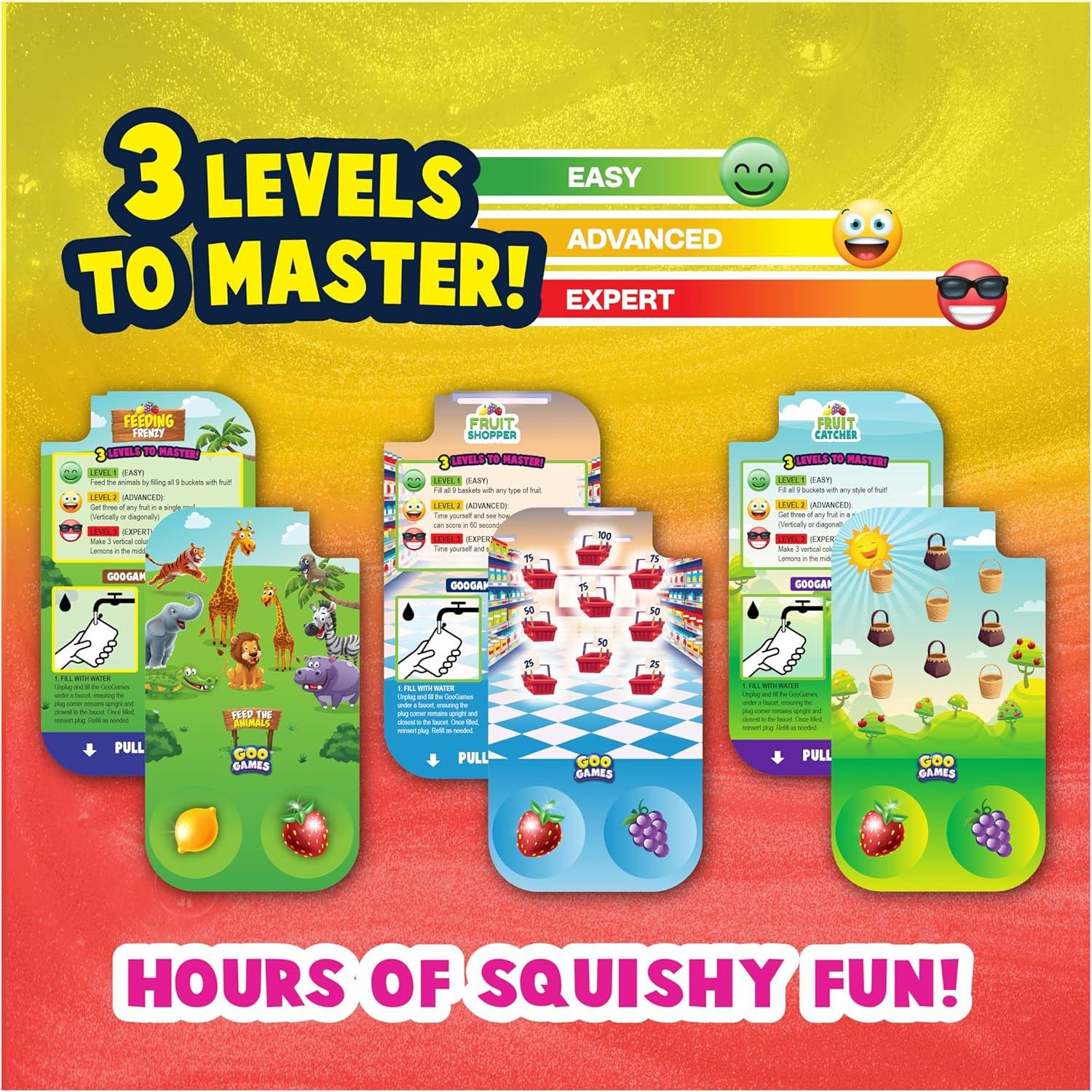 GooGames Juguete Sensorial Portátil Frutas 150g Recargable