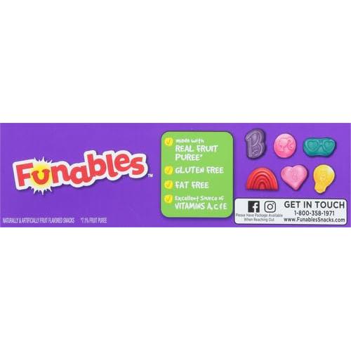 Snacks de Fruta Funables Barbie 10 Paquetes de 22.68g