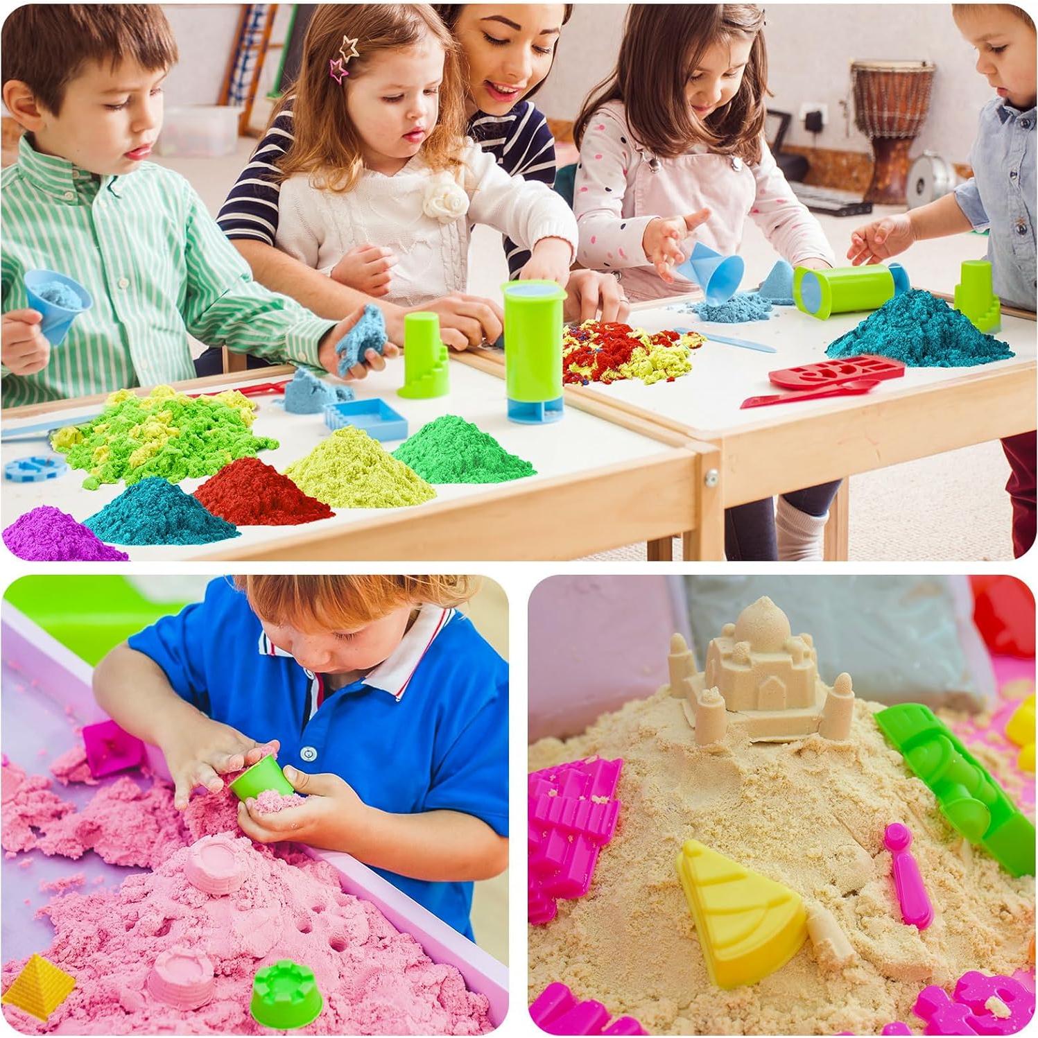 Arena Moldeable NiToy 8.6 kg - 10 Colores, No Tóxica