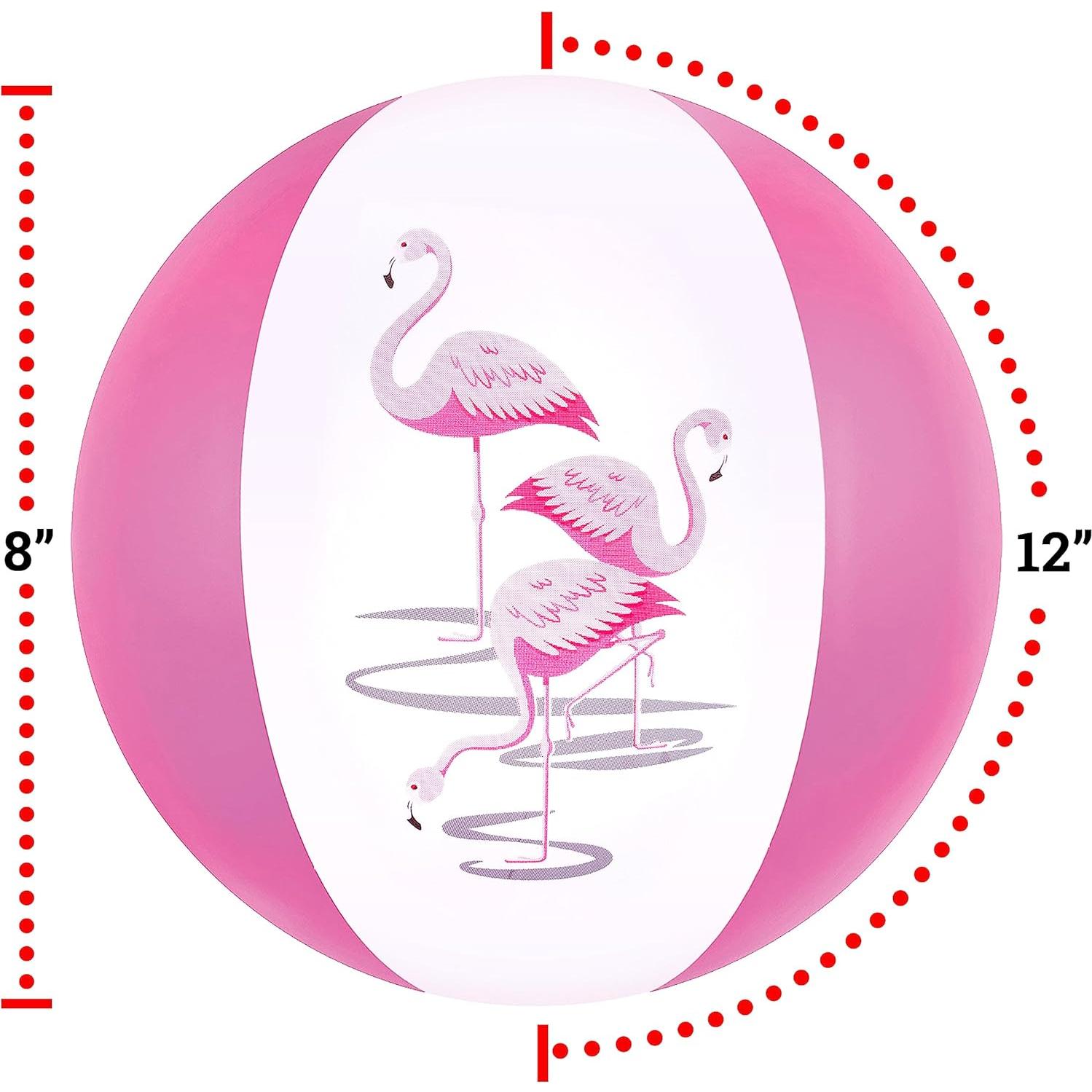 Pelotas Inflables de Flamenco Big Mo's Toys 30 cm - Paquete de 12