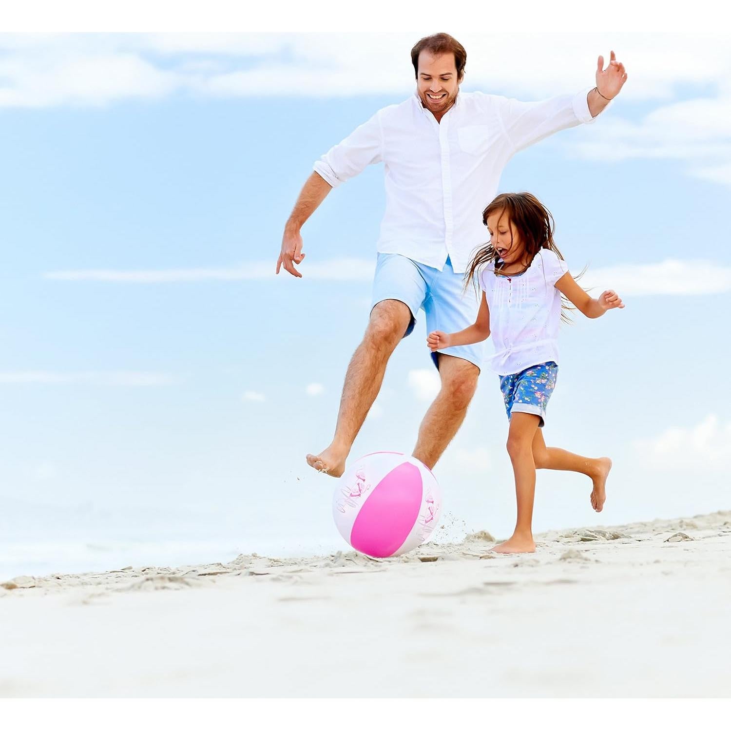 Pelotas Inflables de Flamenco Big Mo's Toys 30 cm - Paquete de 12