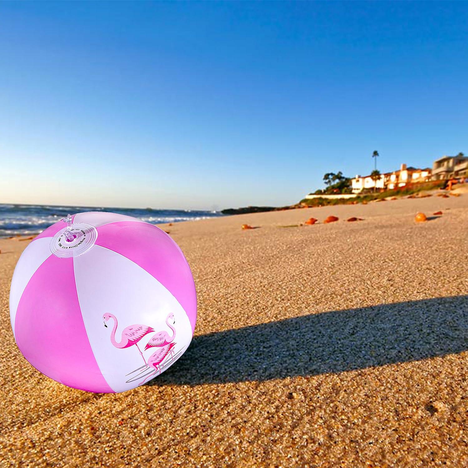 Pelotas Inflables de Flamenco Big Mo's Toys 30 cm - Paquete de 12