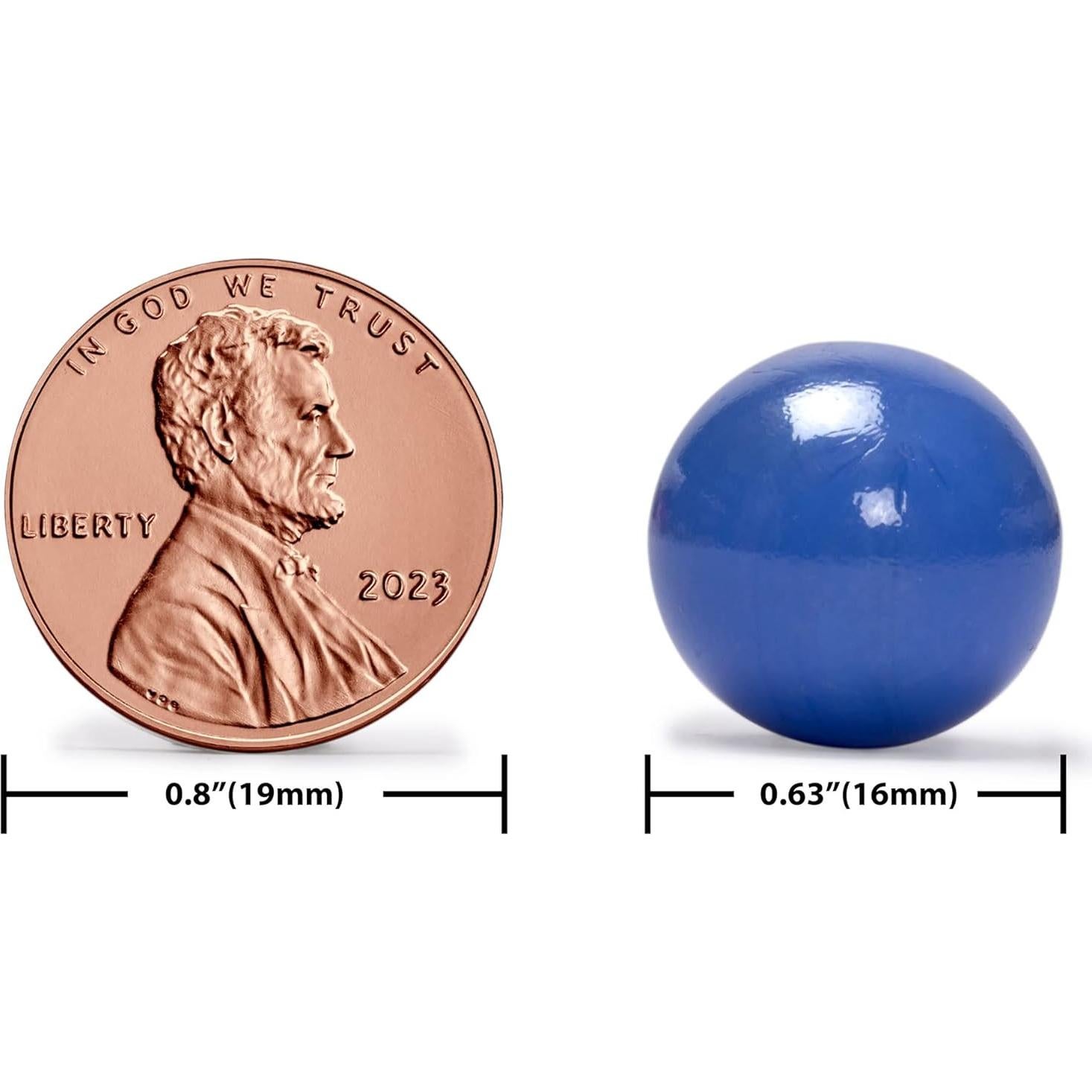 Juego de canicas chinas 60 piezas Yellow Mountain 16 mm