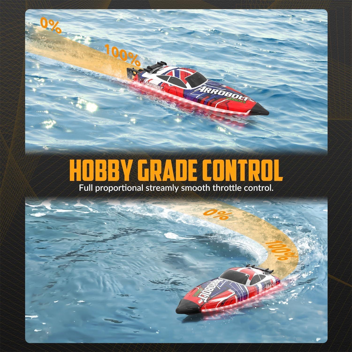 Barco RC VOLANTEXRC Arrobolt Lumen S 56 km/h Rojo