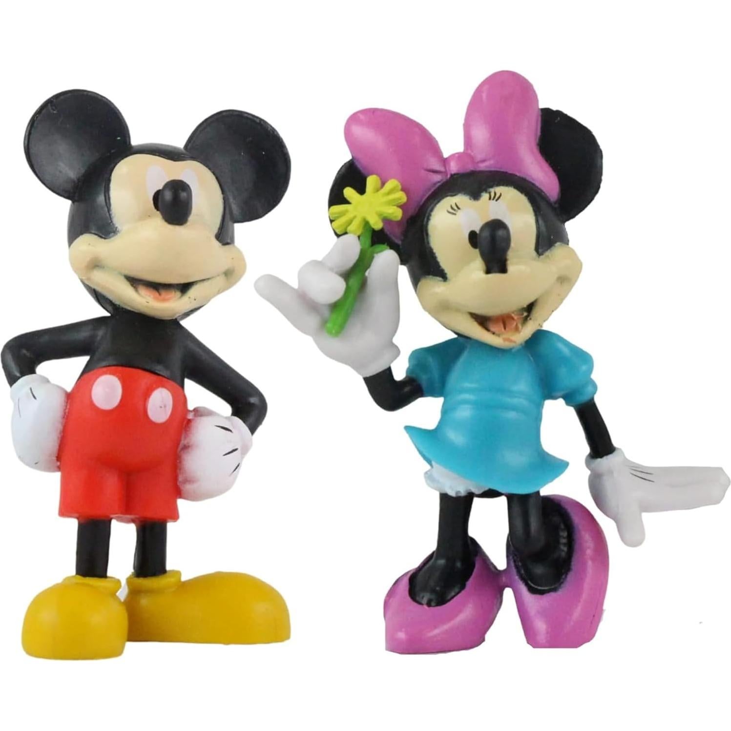 Figuras 3D Mickey y Amigos - Juego Completo 12 Piezas