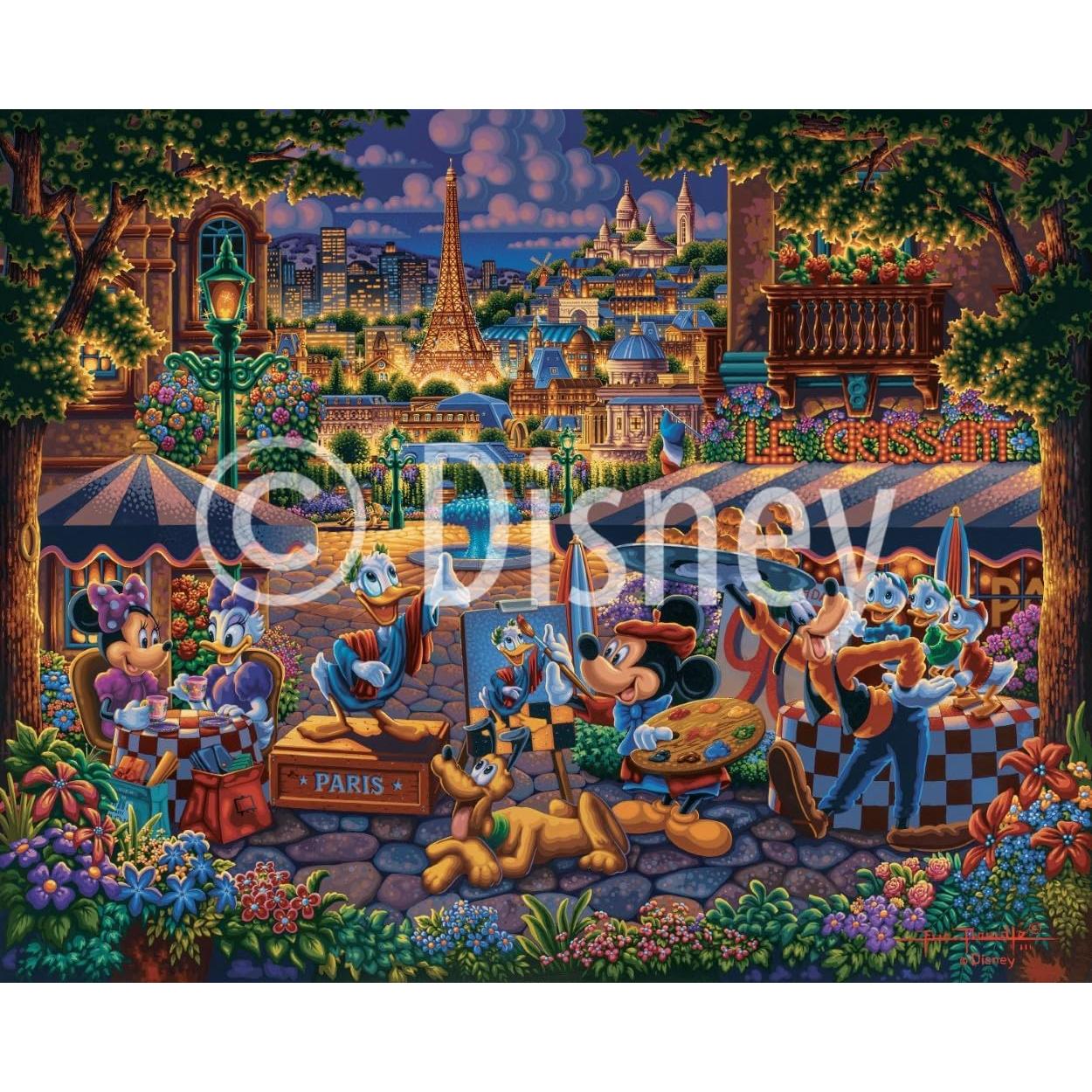 Rompecabezas 500 Piezas Dowdle Mickey y Amigos en París