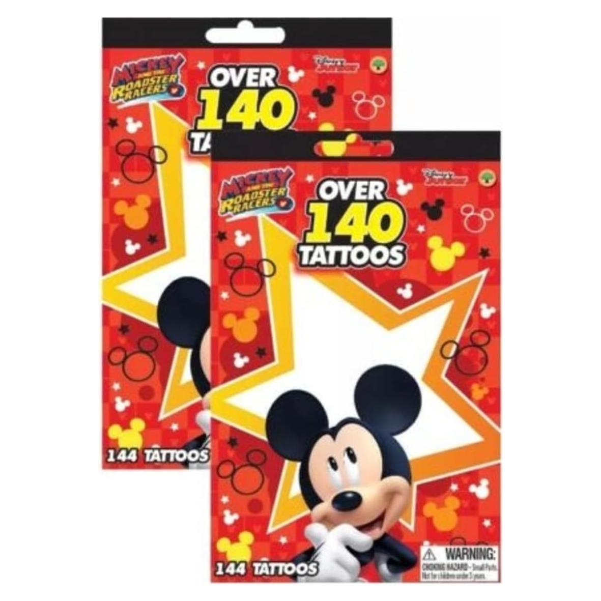 Tatuajes Temporales Disney Junior Mickey Mouse - Paquete de 2