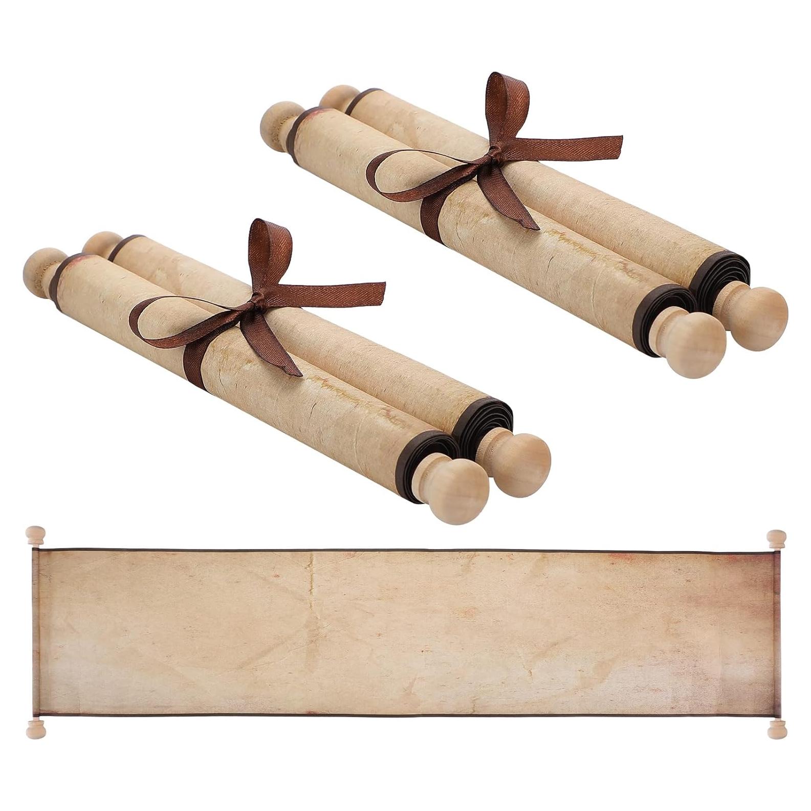 Rollos de Papel Pergamino Vintage Epakh - 2 Unidades 19x76 cm