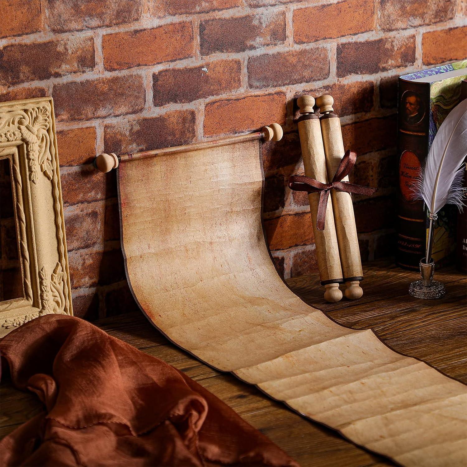 Rollos de Papel Pergamino Vintage Epakh - 2 Unidades 19x76 cm