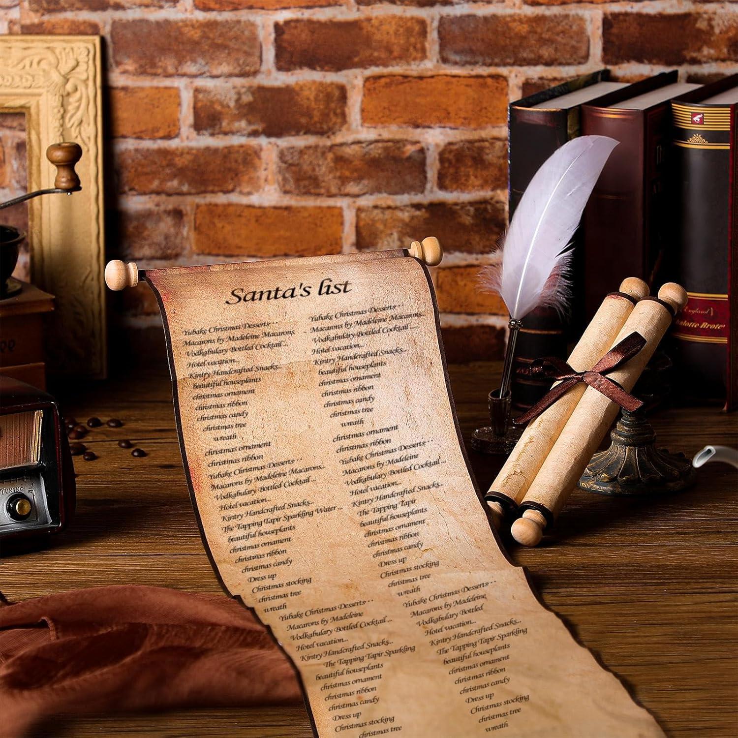 Rollos de Papel Pergamino Vintage Epakh - 2 Unidades 19x76 cm