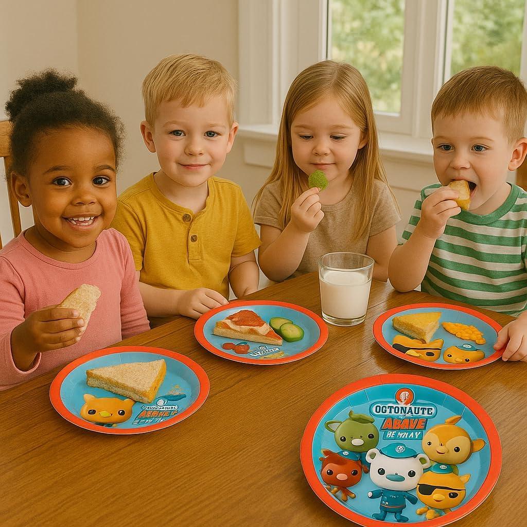 Set de 20 Platos de Papel Octonauts Mighty Mojo 22.86 cm