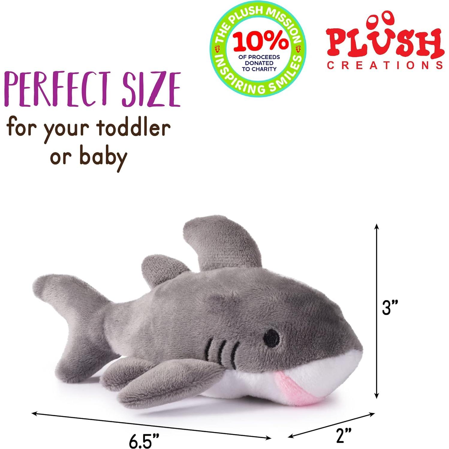 Conjunto de Animales Oceánicos de Peluche Plush Creations - 4 Piezas