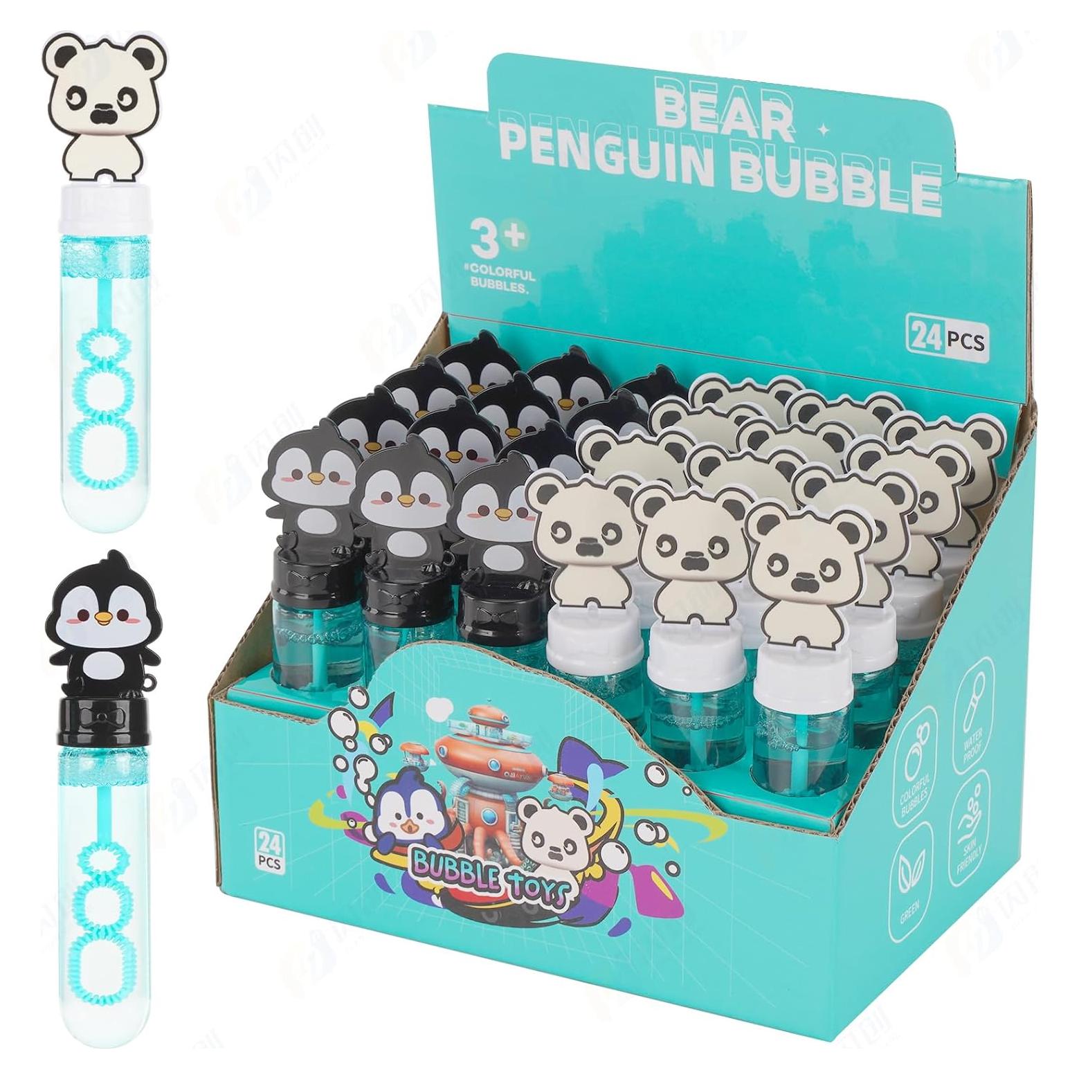Varitas de Burbuja Octopinauts 24PCS - Oso y Pingüino - Juguetes para Fiestas