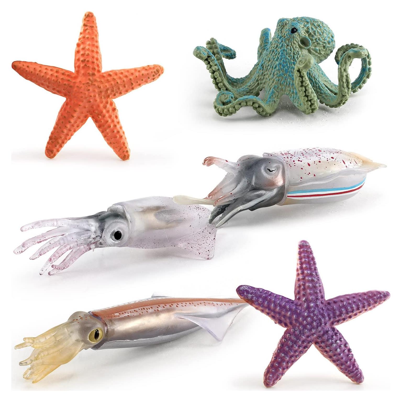 Figuras de Animales Marinos Fantarea 6 PCS Juguetes Educativos